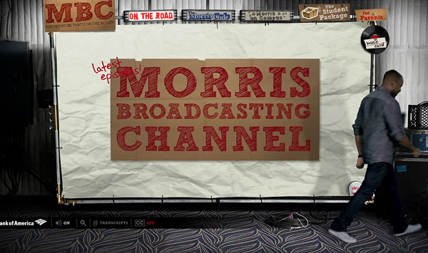 莫里斯广播频道 令人印象深刻的Flash网站设计