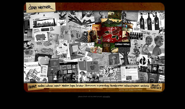 2006年大卫沃纳组合 令人印象深刻的Flash网站设计