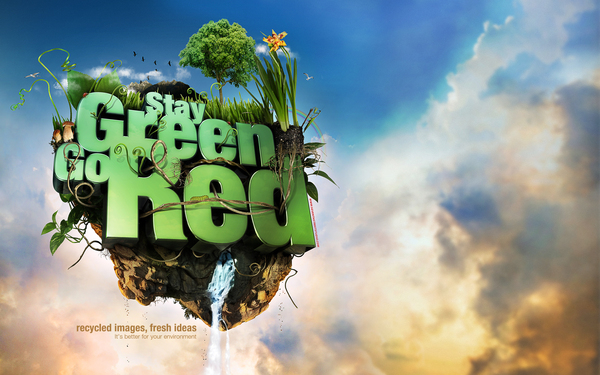 STAY GREEN. GO RED.