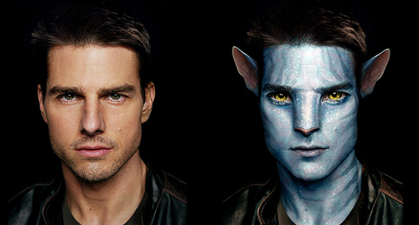 Na'vi Avatar Photo Manipulation movie photoshop tutorials