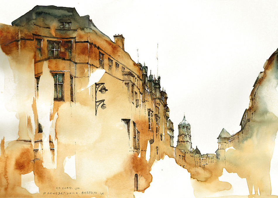 Elusive Architecture In Watercolors Of Korean Artist Sunga Park Elusive Architecture In Watercolors Of Korean Artist Sunga Park