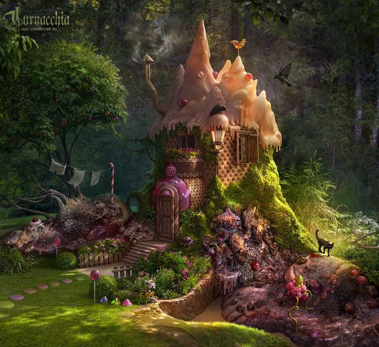 Cornacchia's fairytale artworks