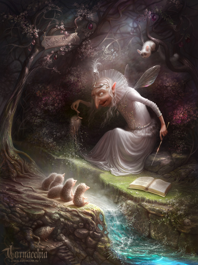 Cornacchia's fairytale artworks