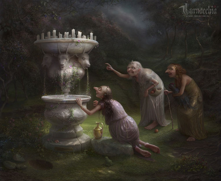 Cornacchia's fairytale artworks