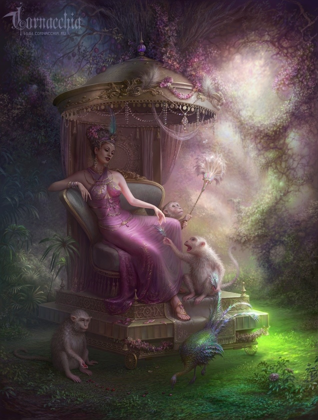 Cornacchia's fairytale artworks