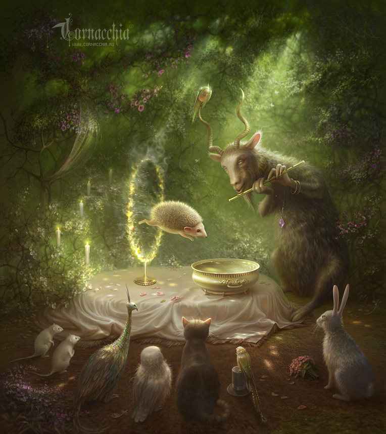 Cornacchia's fairytale artworks