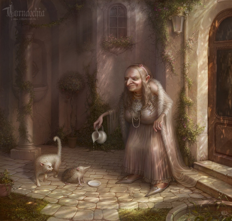 Cornacchia's fairytale artworks
