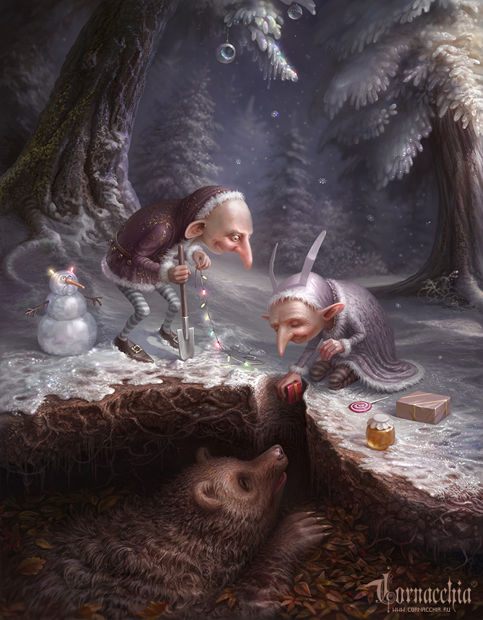 Cornacchia's fairytale artworks