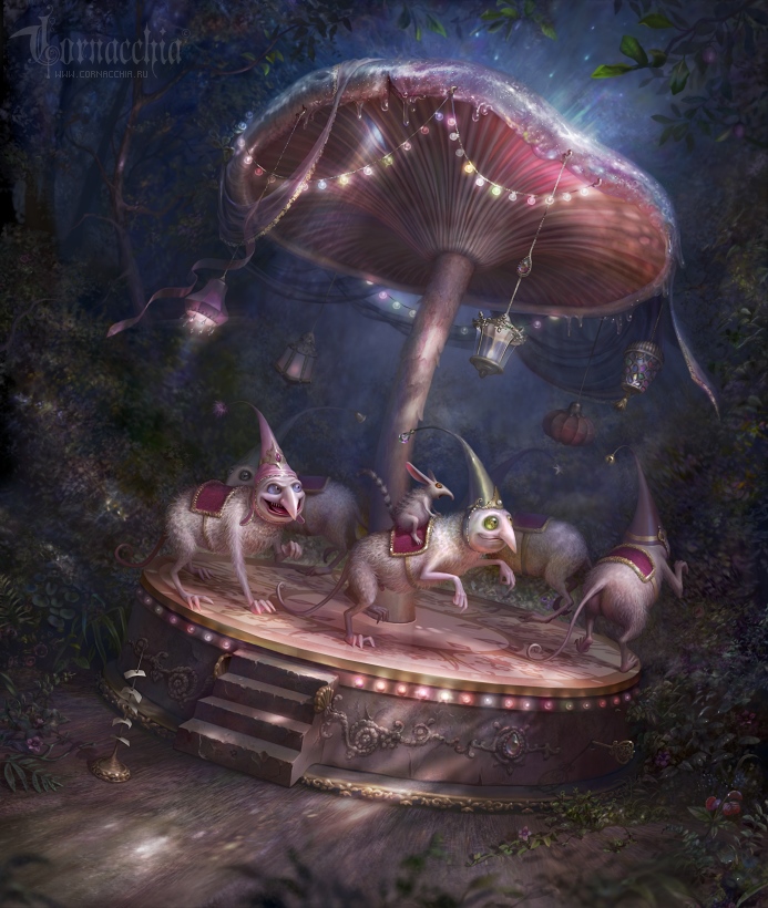 Cornacchia's fairytale artworks