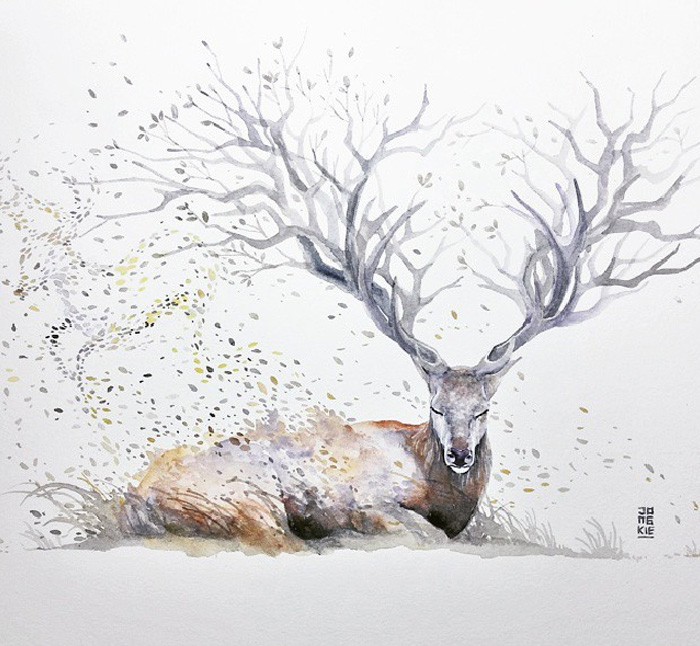 Magic and Positive Watercolors by Luqman Reza