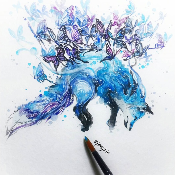 Magic and Positive Watercolors by Luqman Reza