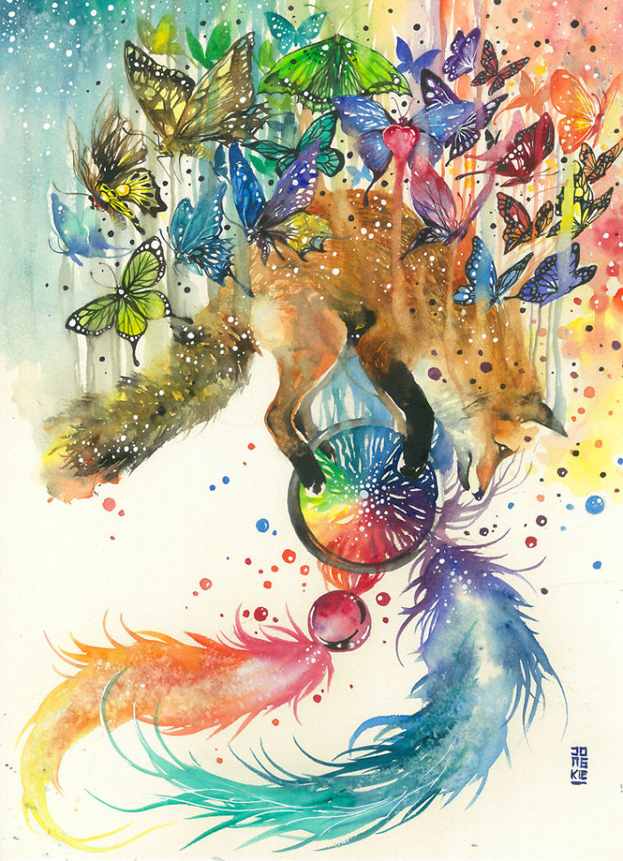 Magic and Positive Watercolors by Luqman Reza