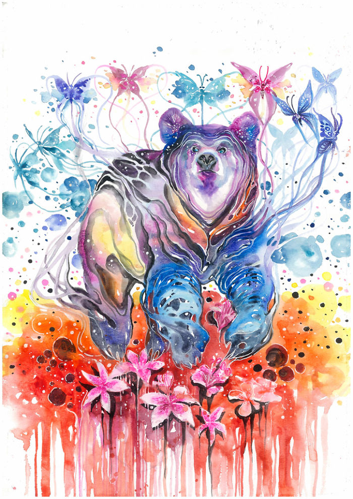 Magic and Positive Watercolors by Luqman Reza