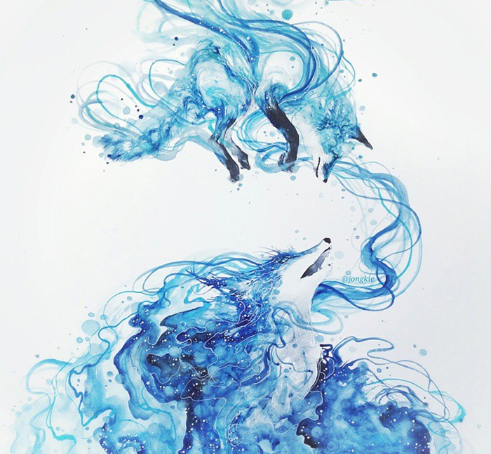 Magic and Positive Watercolors by Luqman Reza