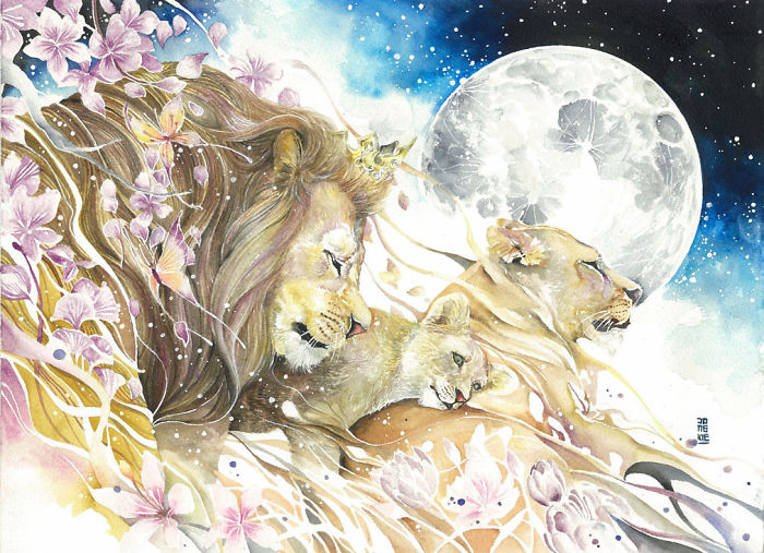 Magic and Positive Watercolors by Luqman Reza
