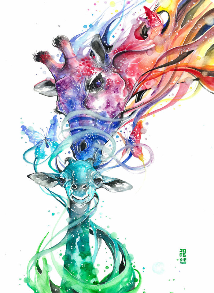 Magic and Positive Watercolors by Luqman Reza