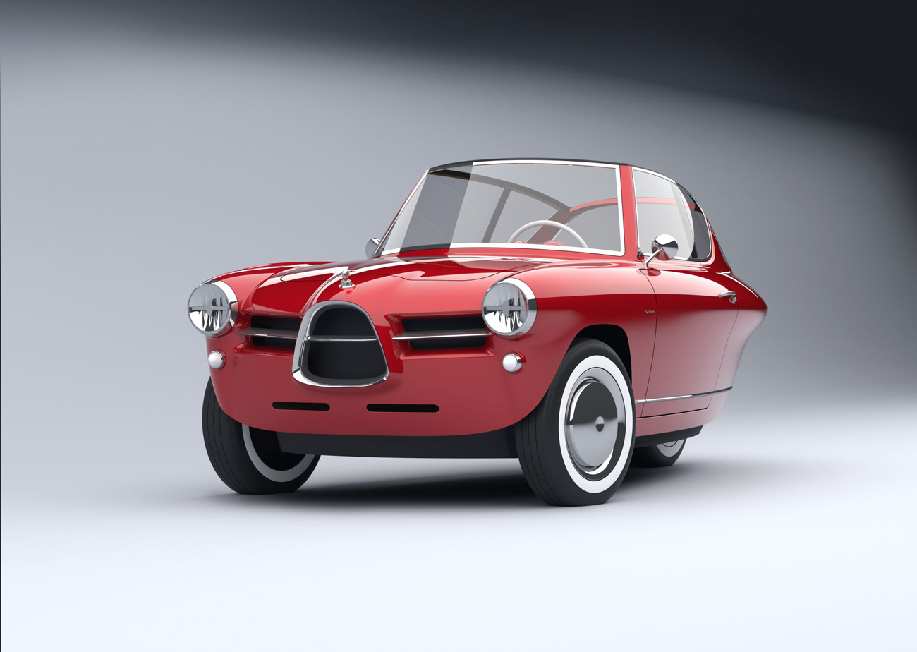Nobe 100 Vintage Electric ThreeWheeled Car