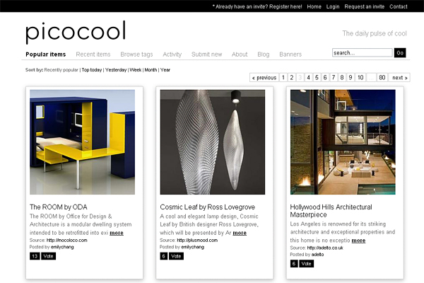light minimalistic website designs