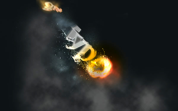 Create a Spectacular Flaming Meteor Effect on Text