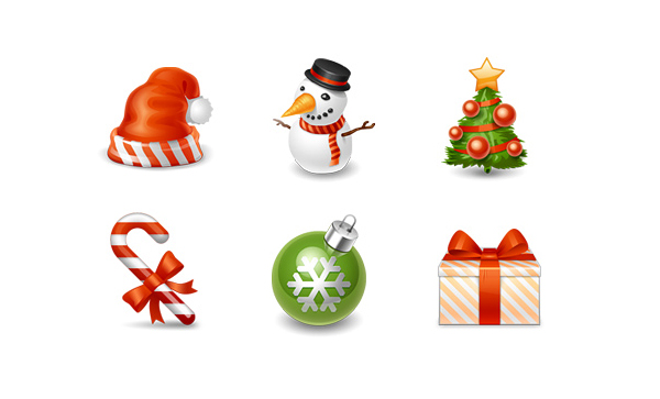 Winter Holiday Icons