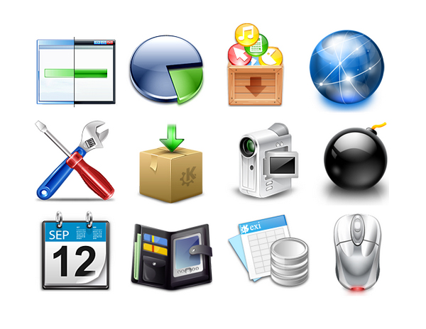 Crystal Icon Set