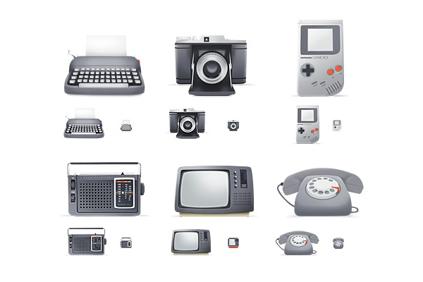 OldSchool Icon Set