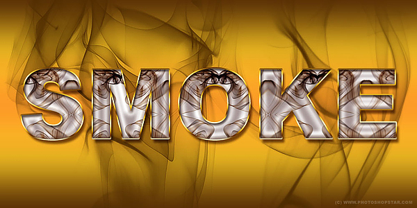 Smoked Text Effect