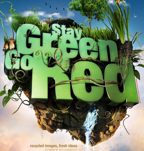 STAY GREEN. GO RED.