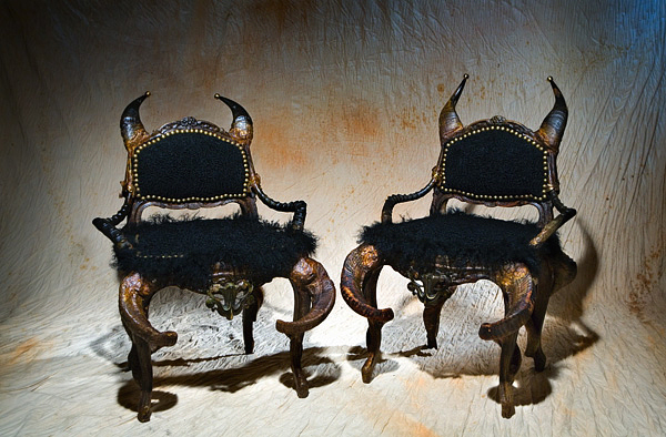 Horned Furniture from Michel Haillard