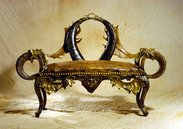 Horned Furniture from Michel Haillard