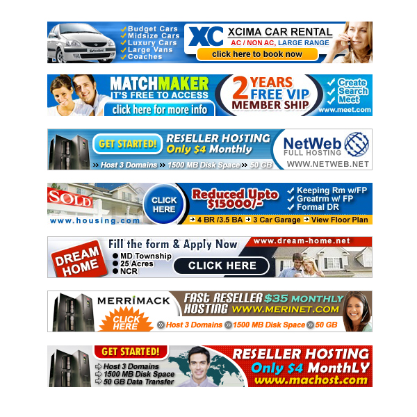 free banners templates psd