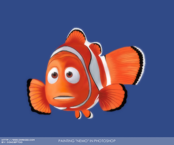 Painting Nemo In Photoshop