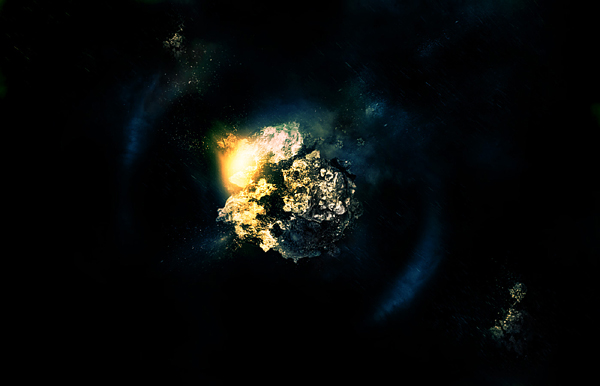 meteorite space