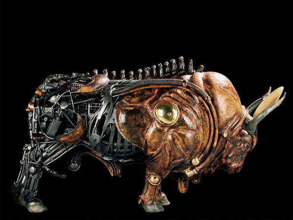 steampunk sculptures