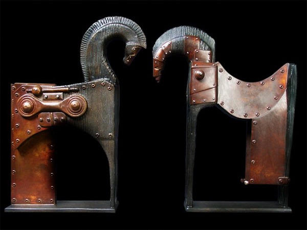 steampunk sculptures