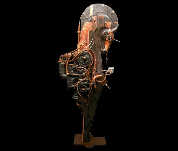 steampunk sculptures