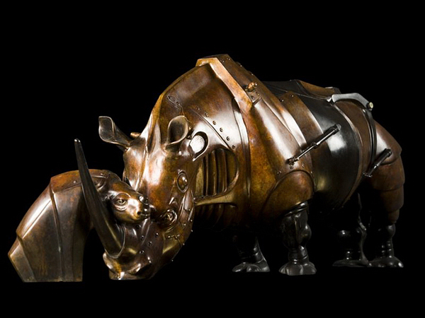 steampunk sculptures