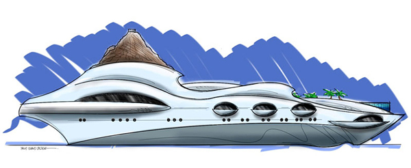 luxury yacht