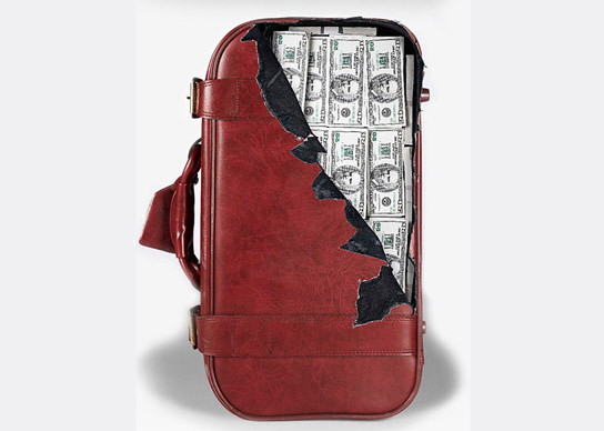 suitcases stickers