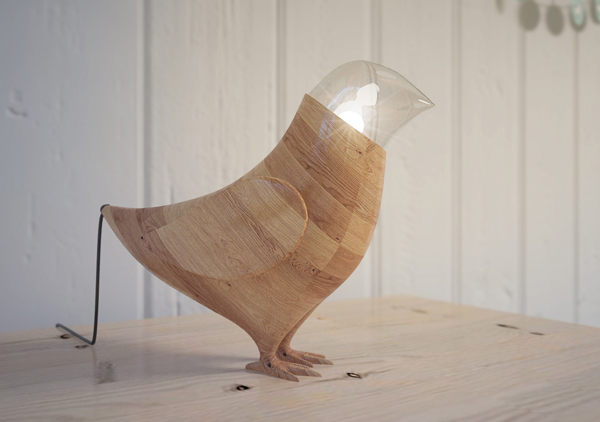 bird lamp