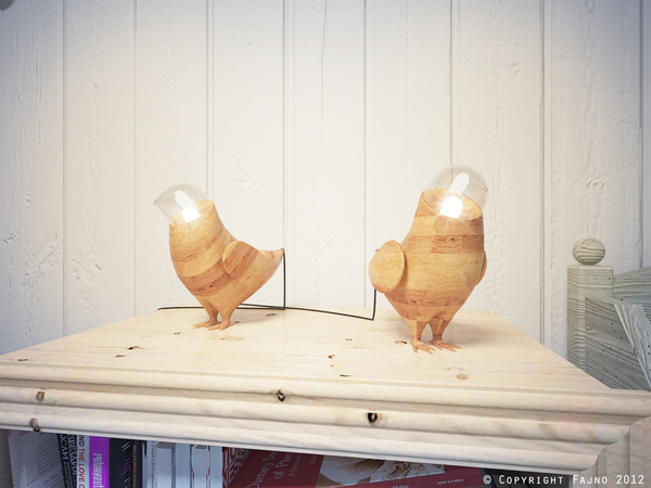 bird lamp