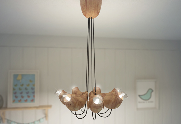 bird lamp