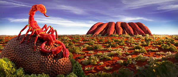 Carl Warner food landscapes