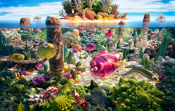 Carl Warner food landscapes