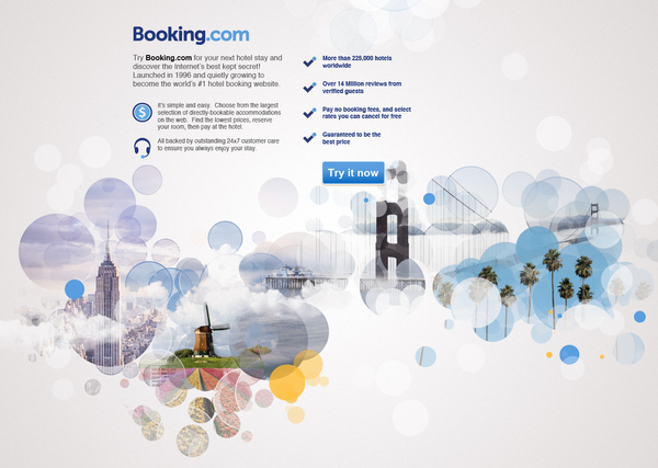 brand identity for booking.com