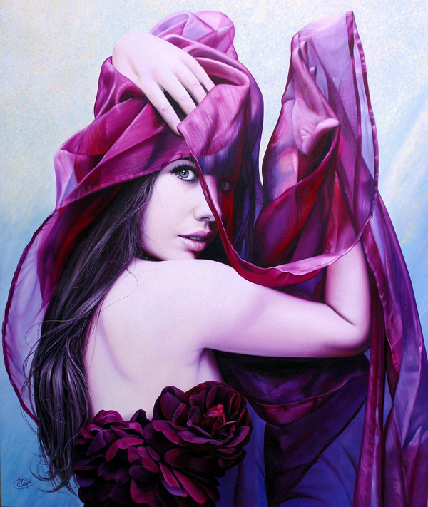 Christiane Vleugels oil paintings