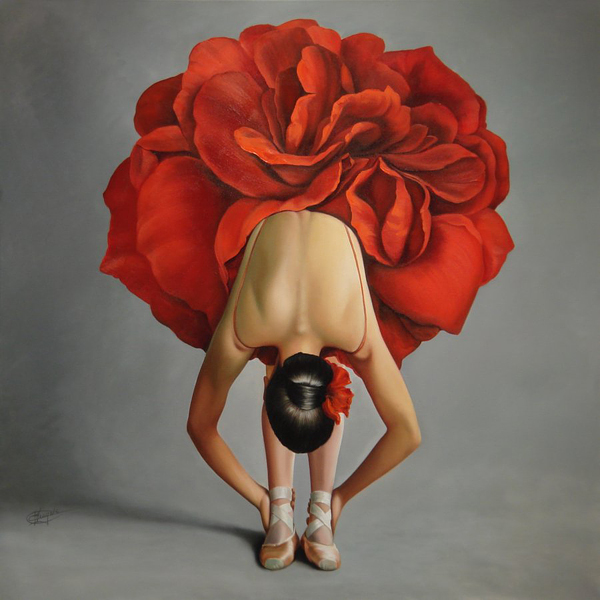 Christiane Vleugels oil paintings