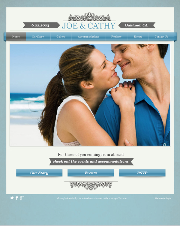 Classic Engagement HTML5 Template