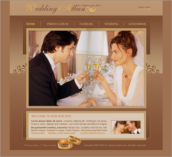 Free Wedding Album Flash Template