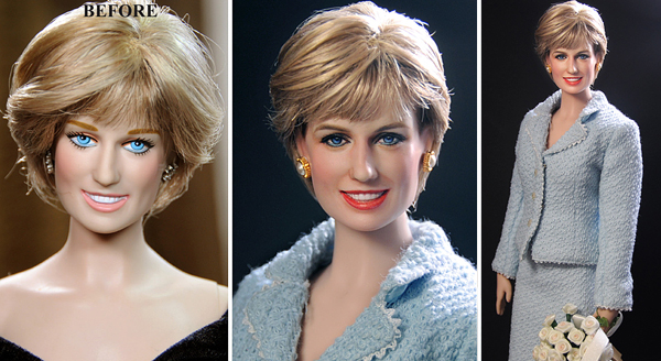 Princess Diana custom doll